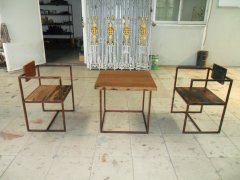 纯手工制作铁艺桌椅家具